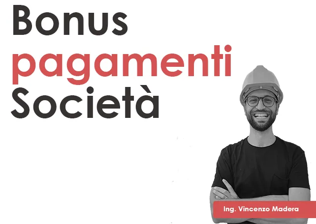 Bonus e pagamenti società tramite bonifico parlante