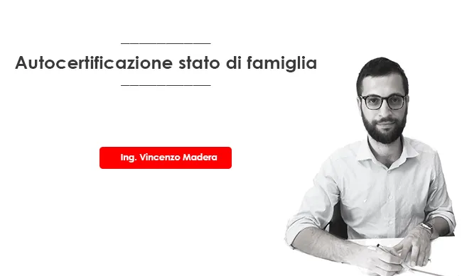Autocertificazione stato di famiglia pdf e word download Vincenzo Madera