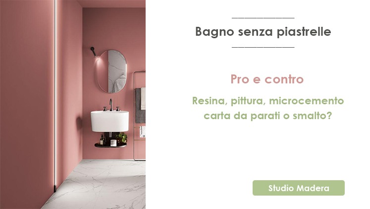 Bagno senza piastrelle: pro e contro, resina, pittura, o ..