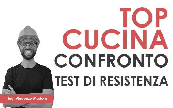 Confronto top cucina test resistenza