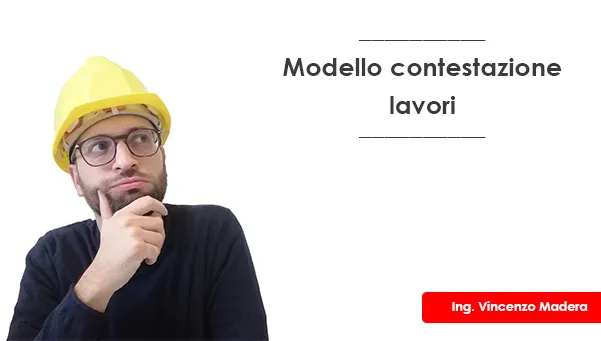 Modello contestazione lavori impresa direzione lavori appalti privati