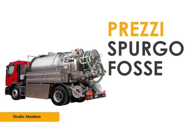PREZZI SPURGO fosse biologiche fognatura: svuotamento e pulizia