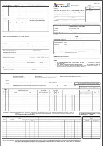modello voltura catastale