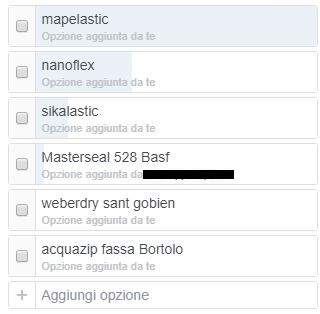 ordine arch impermeabilizzante balcone