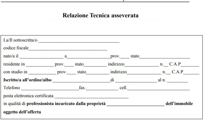 perizia asseverata