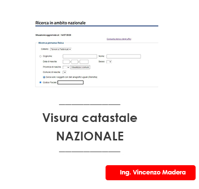 visura catastale nazionale costi gratis sownload