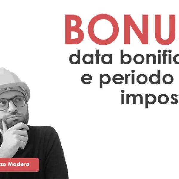 Bonus: conta la data di valuta o di esecuzione del bonifico parlante?