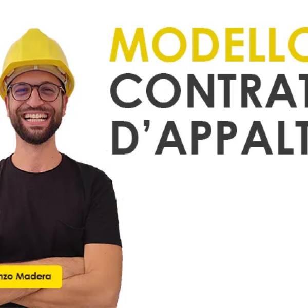 Modello contratto d'appalto impresa edile - editabile