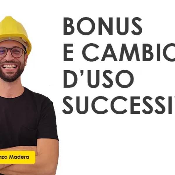 Perdita bonus con cambio la destinazione d'uso o frazionamento successivo